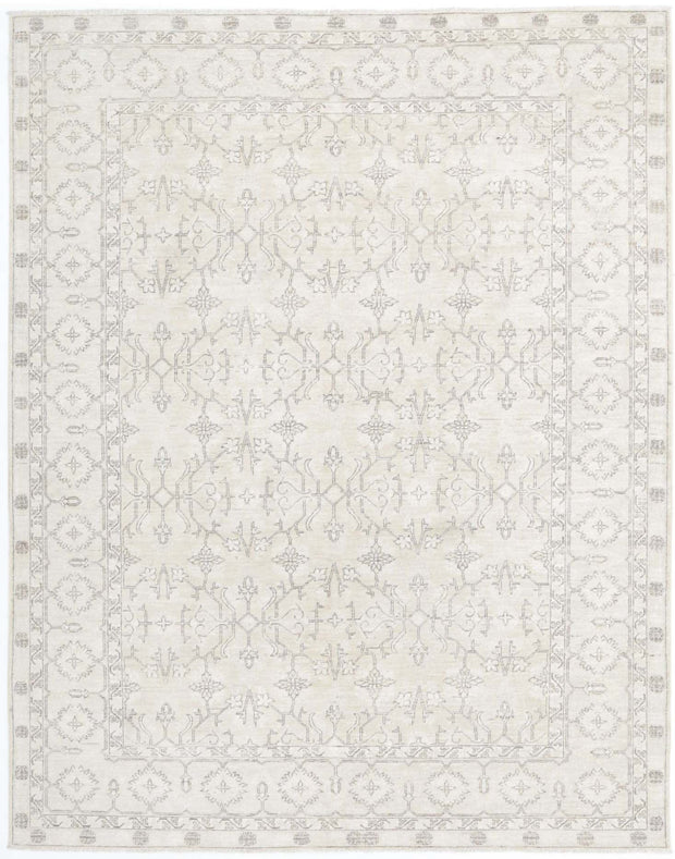 Hand Knotted Fine Serenity Wool Rug 6' 0" x 7' 9" - No. AT81446