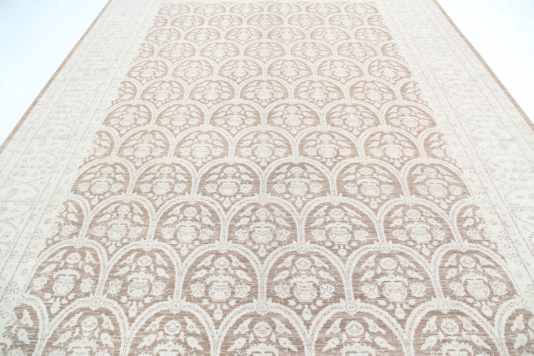 Hand Knotted Fine Serenity Wool Rug 10' 1" x 13' 4" - No. AT76243