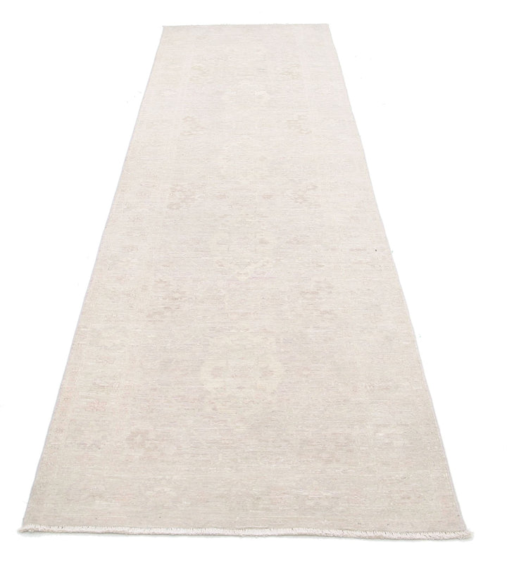 Hand Knotted Fine Serenity Wool Rug 3' 2" x 11' 3" - No. AT14697