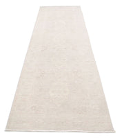Hand Knotted Fine Serenity Wool Rug 3' 2" x 11' 3" - No. AT14697