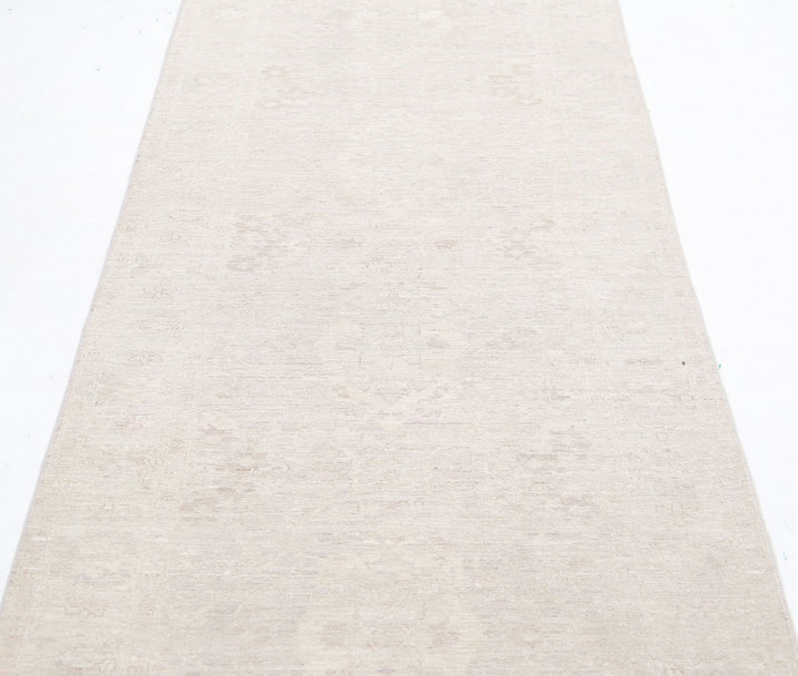 Hand Knotted Fine Serenity Wool Rug 3' 2" x 11' 3" - No. AT14697