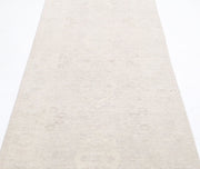 Hand Knotted Fine Serenity Wool Rug 3' 2" x 11' 3" - No. AT14697