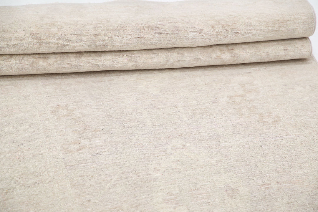 Hand Knotted Fine Serenity Wool Rug 3' 2" x 11' 3" - No. AT14697