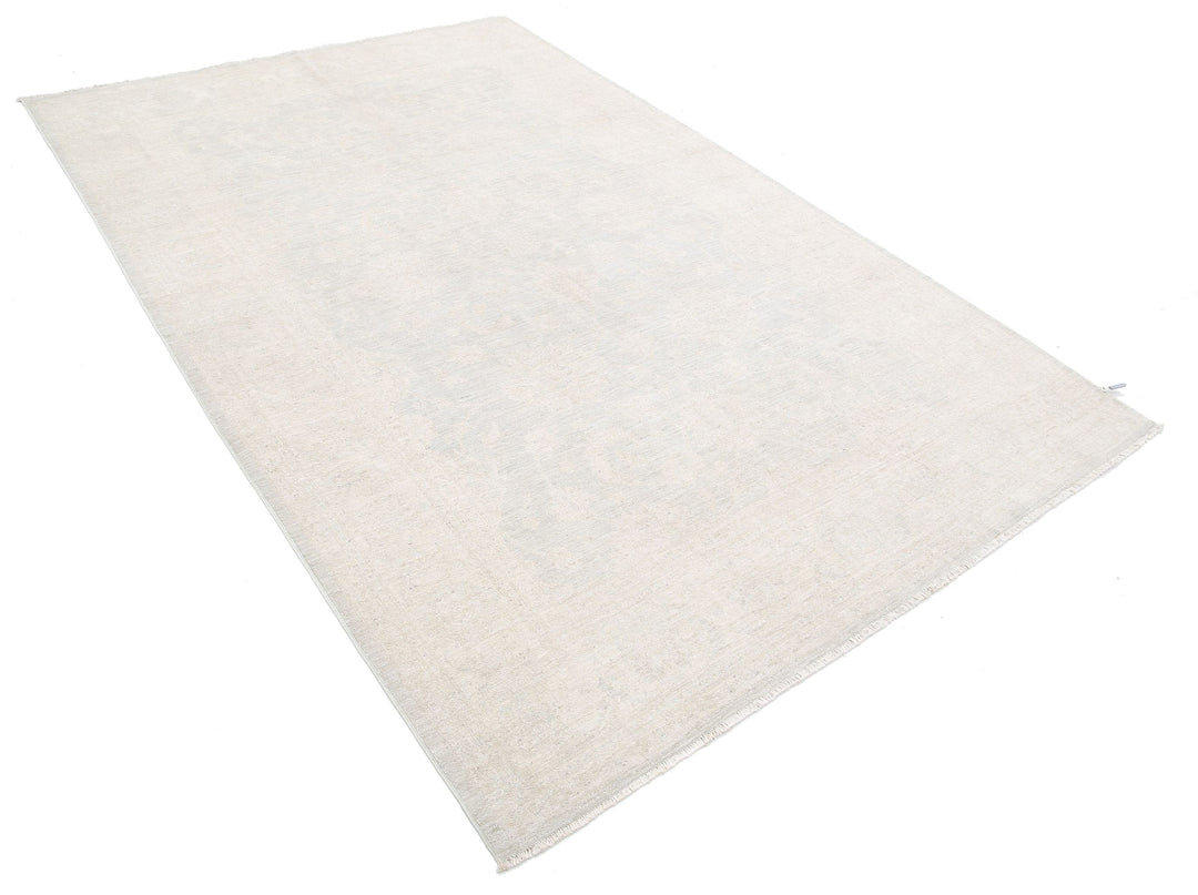 Hand Knotted Fine Serenity Wool Rug 6' 0" x 8' 11" - No. AT25048