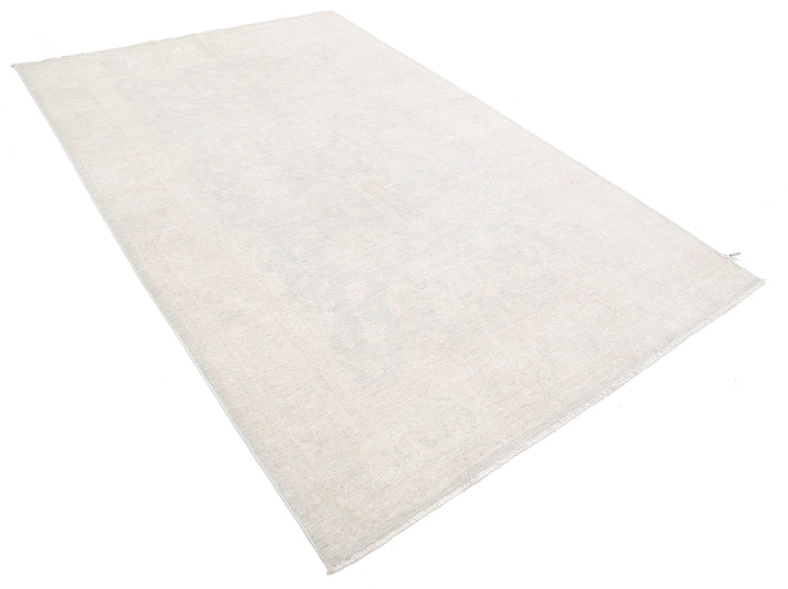 Hand Knotted Fine Serenity Wool Rug 6' 0" x 8' 11" - No. AT25048