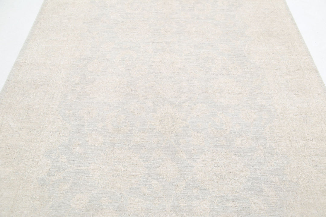 Hand Knotted Fine Serenity Wool Rug 6' 0" x 8' 11" - No. AT25048