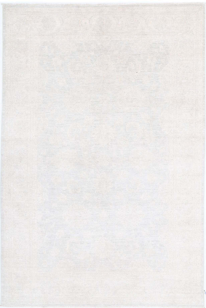 Hand Knotted Fine Serenity Wool Rug 6' 0" x 8' 11" - No. AT25048