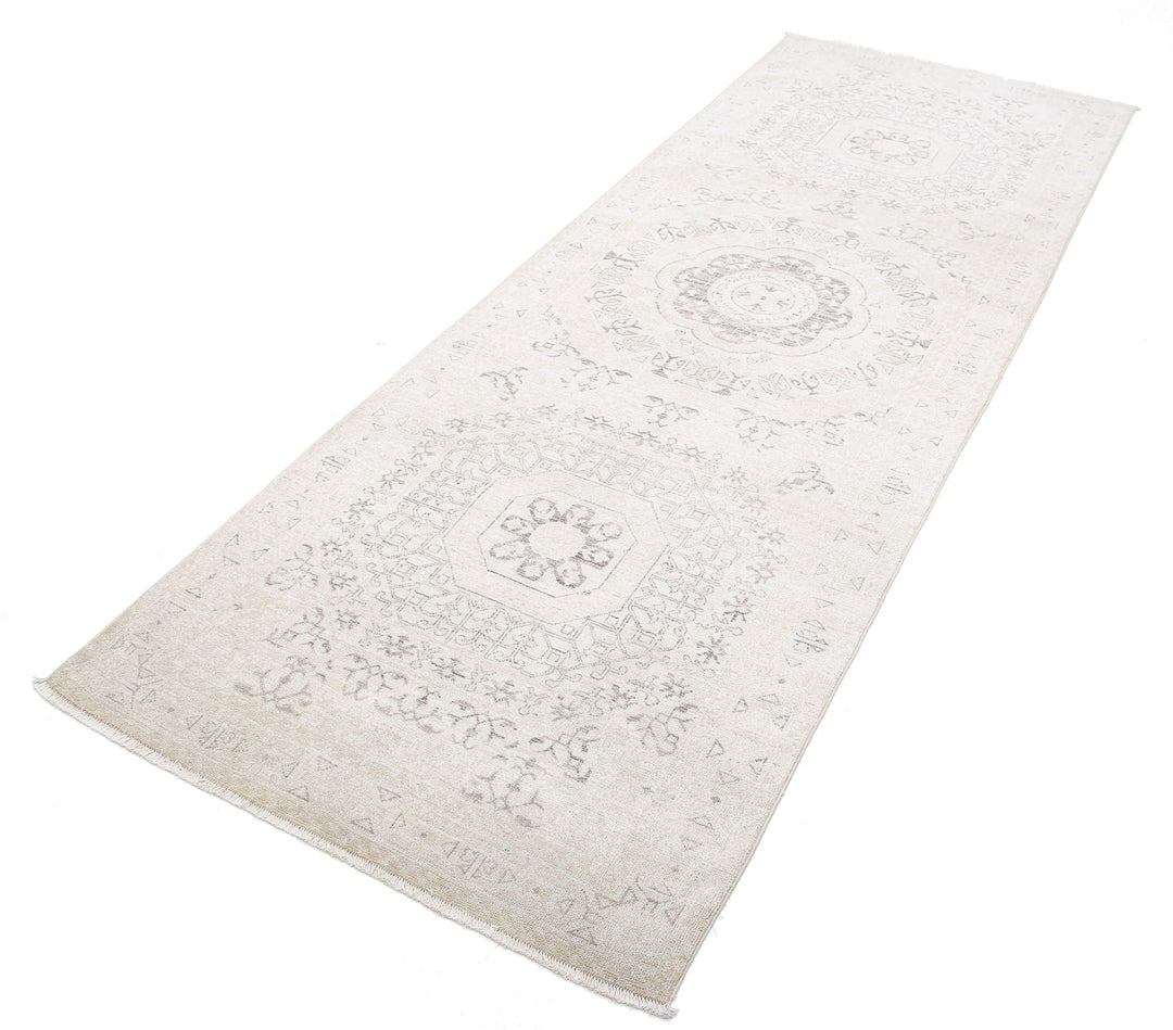 Hand Knotted Fine Mamluk Wool Rug 3' 1" x 9' 6" - No. AT63643