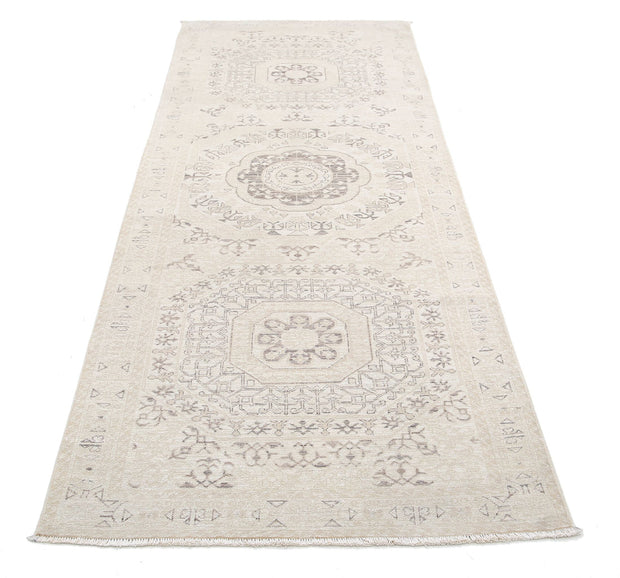 Hand Knotted Fine Mamluk Wool Rug 3' 1" x 9' 6" - No. AT63643