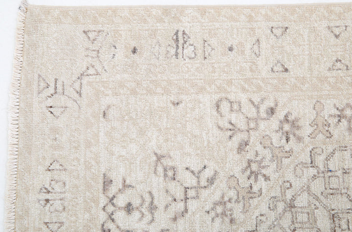 Hand Knotted Fine Mamluk Wool Rug 3' 1" x 9' 6" - No. AT63643