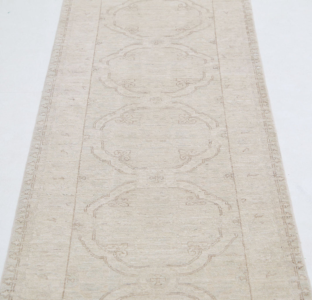 Hand Knotted Fine Serenity Wool Rug 2' 4" x 10' 2" - No. AT29201
