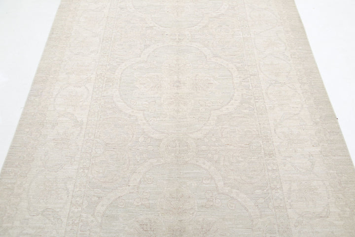 Hand Knotted Fine Serenity Wool Rug 5' 0" x 9' 8" - No. AT87010