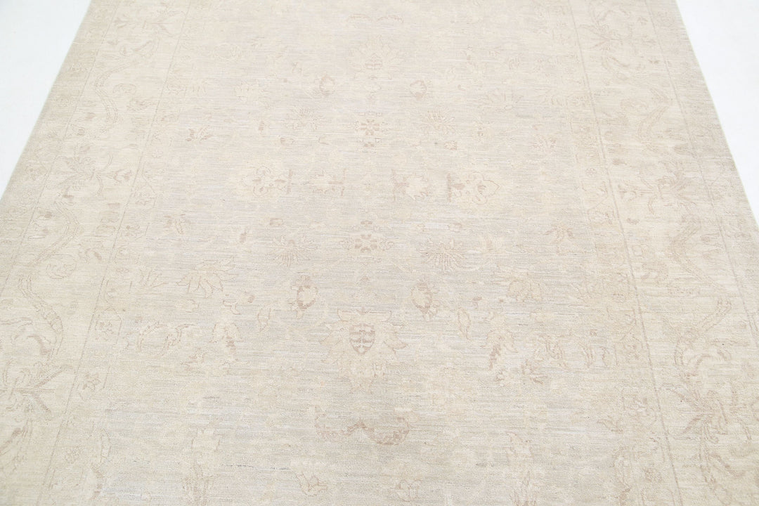 Hand Knotted Fine Serenity Wool Rug 6' 4" x 8' 6" - No. AT38242