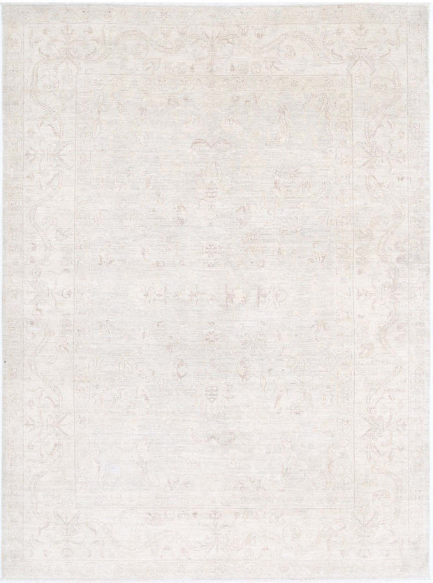 Hand Knotted Fine Serenity Wool Rug 6' 4" x 8' 6" - No. AT38242
