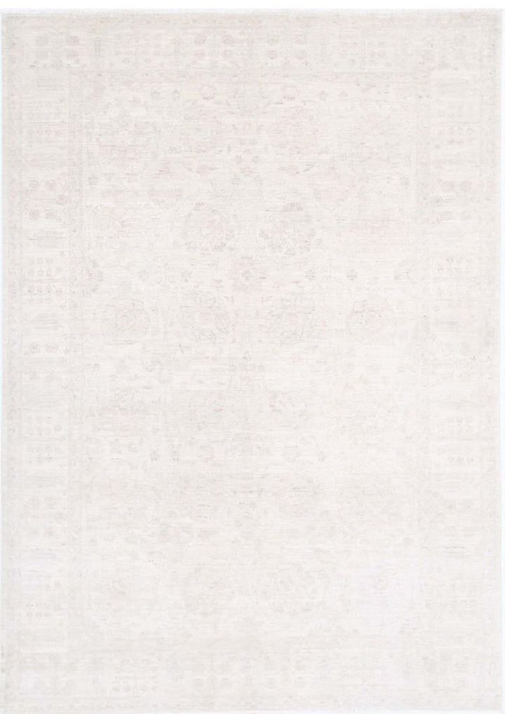Hand Knotted Fine Serenity Wool Rug 6' 2" x 8' 9" - No. AT59044