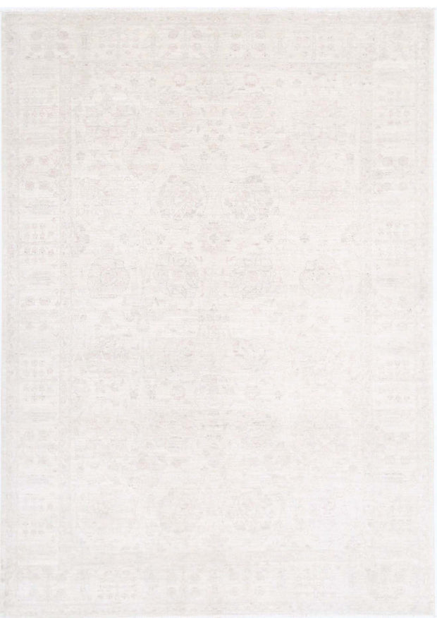 Hand Knotted Fine Serenity Wool Rug 6' 2" x 8' 9" - No. AT59044