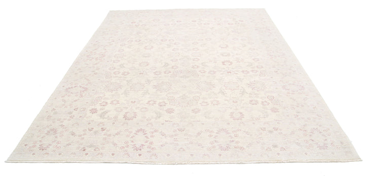 Hand Knotted Fine Serenity Wool Rug 8' 0" x 9' 5" - No. AT45431