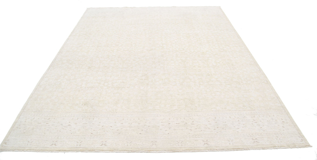 Hand Knotted Fine Serenity Wool Rug 7' 11" x 9' 10" - No. AT61619