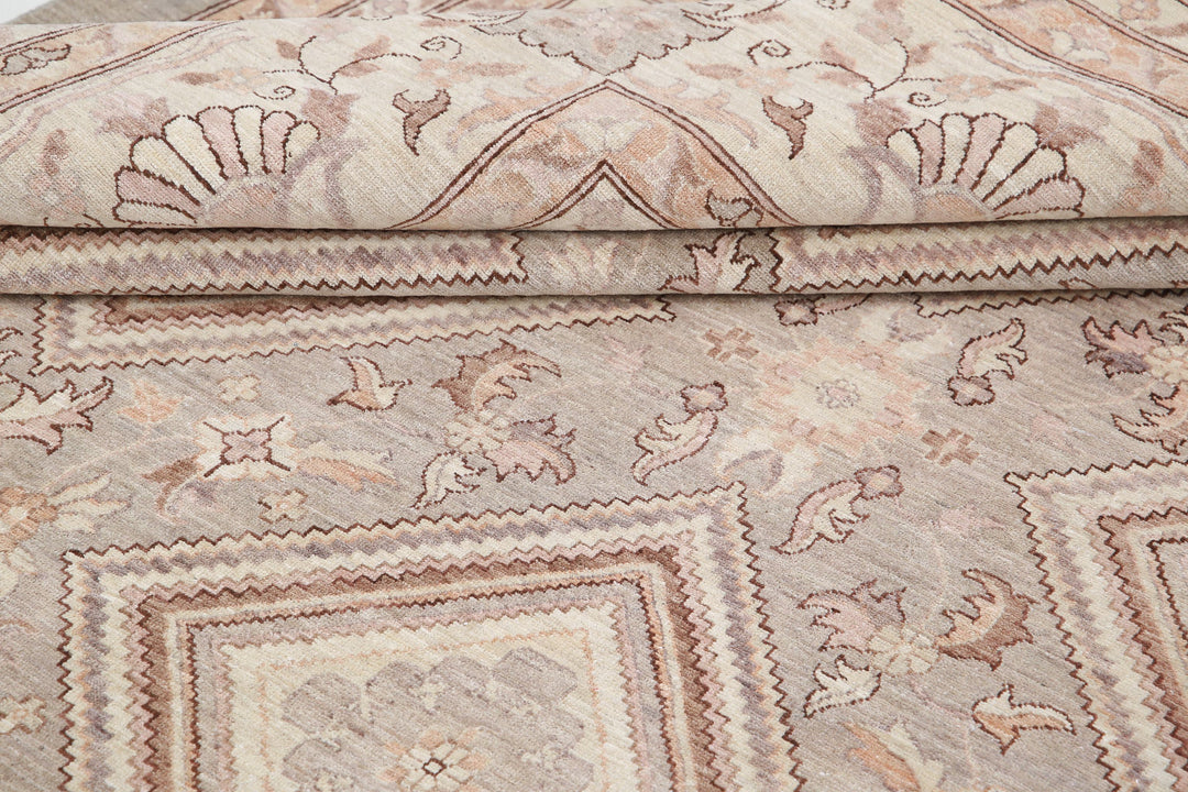 Hand Knotted Fine Serenity Wool Rug 13' 4" x 17' 6" - No. AT27304