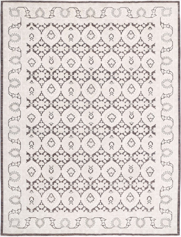 Hand Knotted Fine Serenity Wool Rug 8' 11" x 11' 8" - No. AT57234