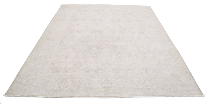 Hand Knotted Fine Serenity Wool Rug 7' 9" x 9' 6" - No. AT96354