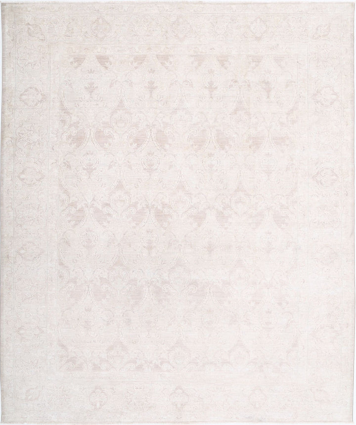 Hand Knotted Fine Serenity Wool Rug 7' 9" x 9' 6" - No. AT96354