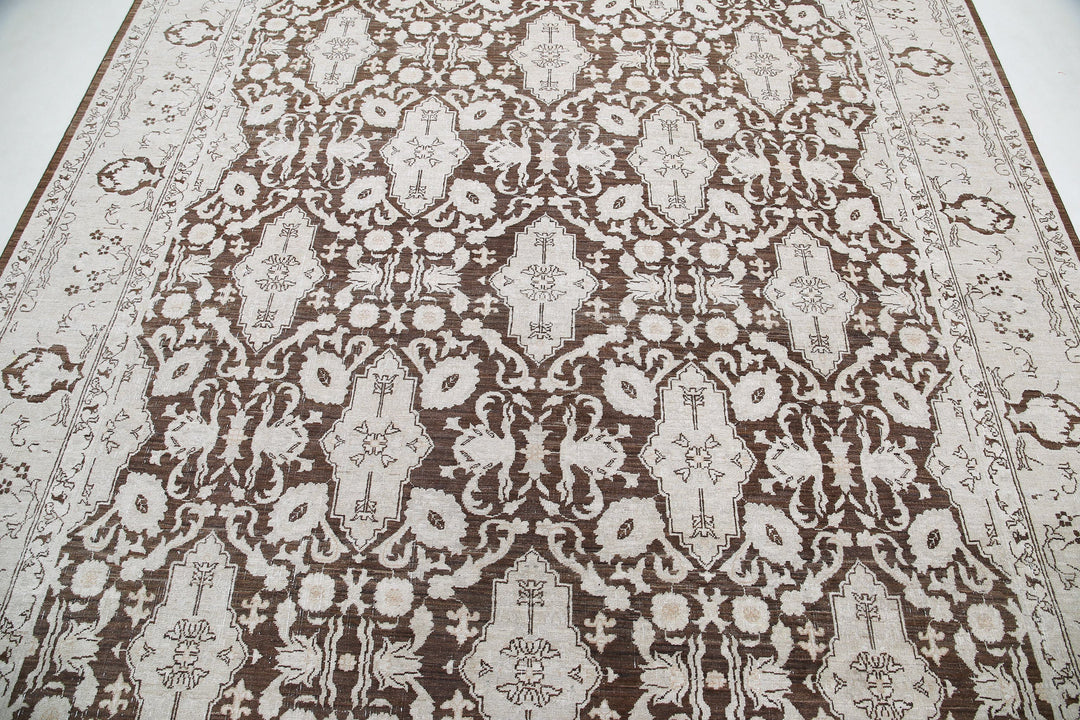 Hand Knotted Fine Serenity Wool Rug 8' 0" x 9' 9" - No. AT94474