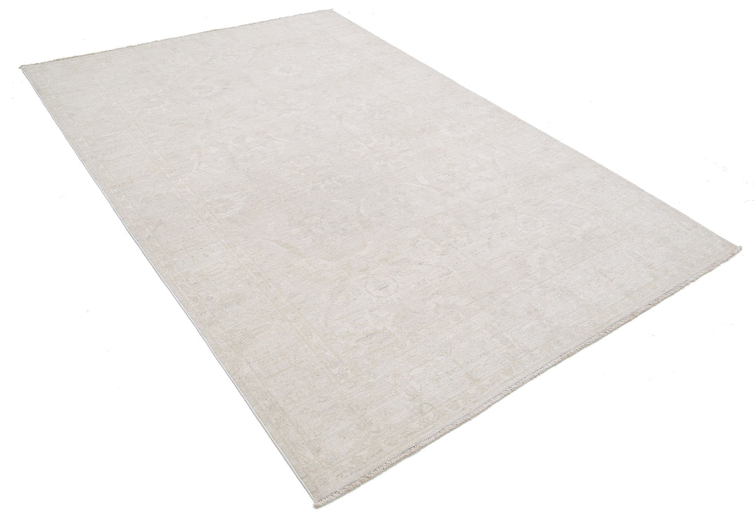 Hand Knotted Fine Serenity Wool Rug 5' 9" x 8' 7" - No. AT98175