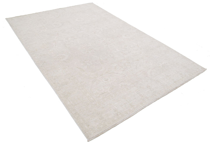 Hand Knotted Fine Serenity Wool Rug 5' 9" x 8' 7" - No. AT98175