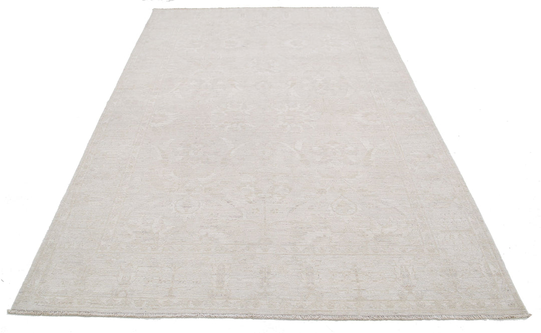 Hand Knotted Fine Serenity Wool Rug 5' 9" x 8' 7" - No. AT98175