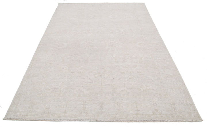 Hand Knotted Fine Serenity Wool Rug 5' 9" x 8' 7" - No. AT98175