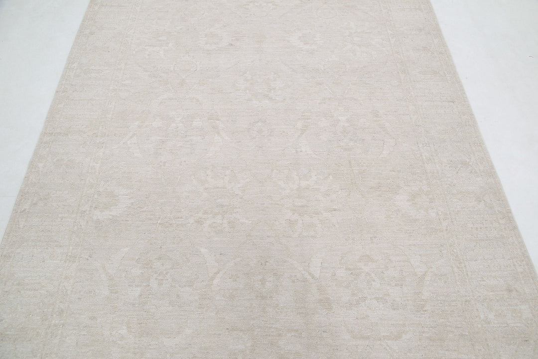 Hand Knotted Fine Serenity Wool Rug 5' 9" x 8' 7" - No. AT98175