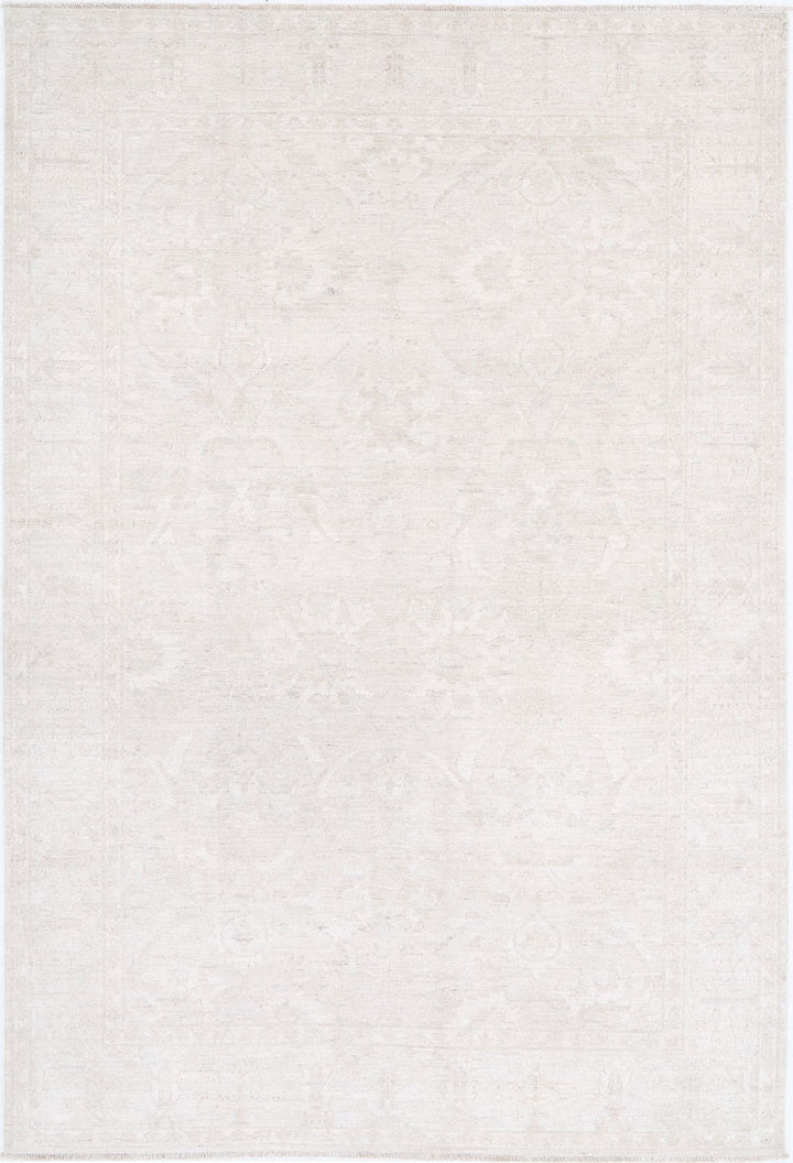Hand Knotted Fine Serenity Wool Rug 5' 9" x 8' 7" - No. AT98175