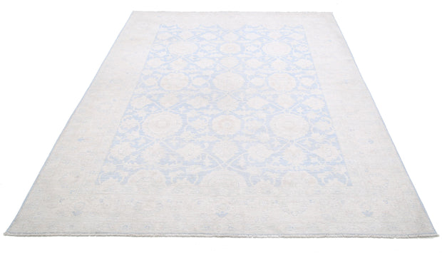 Hand Knotted Fine Serenity Wool Rug 6' 0" x 8' 7" - No. AT69539