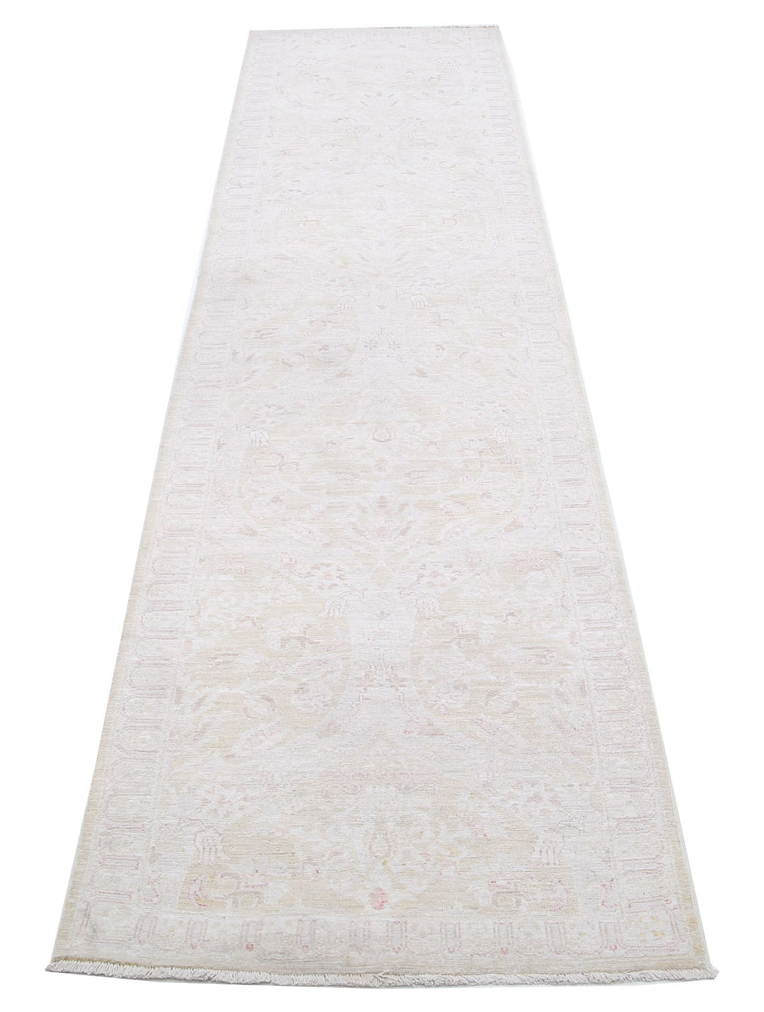 Hand Knotted Fine Serenity Wool Rug 2' 6" x 10' 5" - No. AT59197