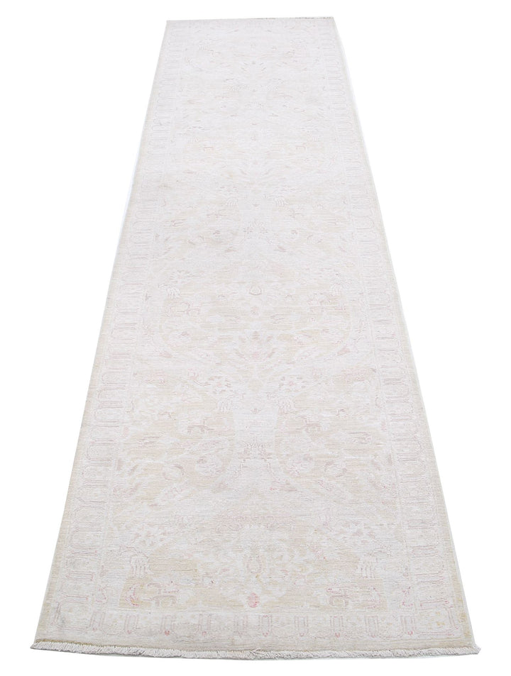 Hand Knotted Fine Serenity Wool Rug 2' 6" x 10' 5" - No. AT59197