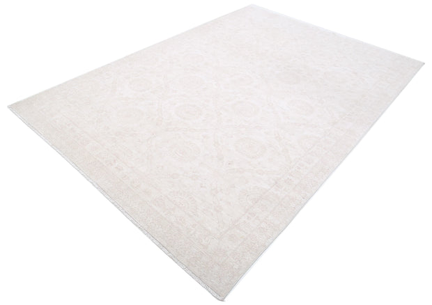 Hand Knotted Fine Serenity Wool Rug 6' 7" x 9' 4" - No. AT13836