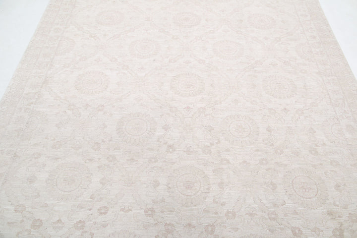 Hand Knotted Fine Serenity Wool Rug 6' 7" x 9' 4" - No. AT13836