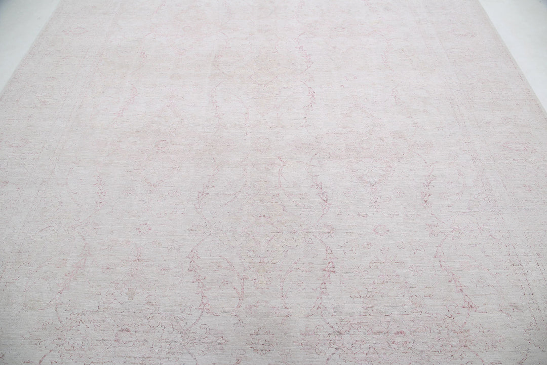 Hand Knotted Fine Serenity Wool Rug 9' 1" x 11' 2" - No. AT31460