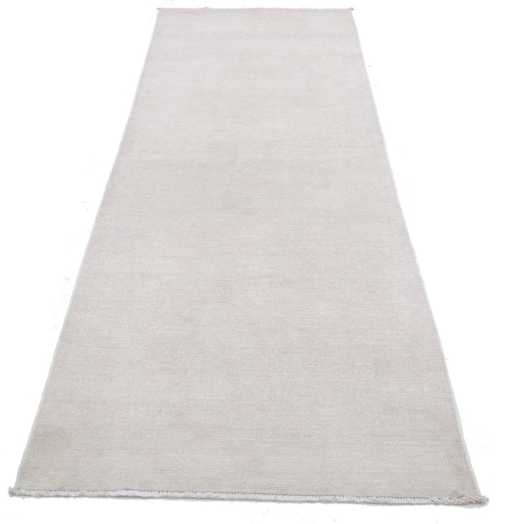 Hand Knotted Fine Serenity Wool Rug 3' 2" x 9' 10" - No. AT74448