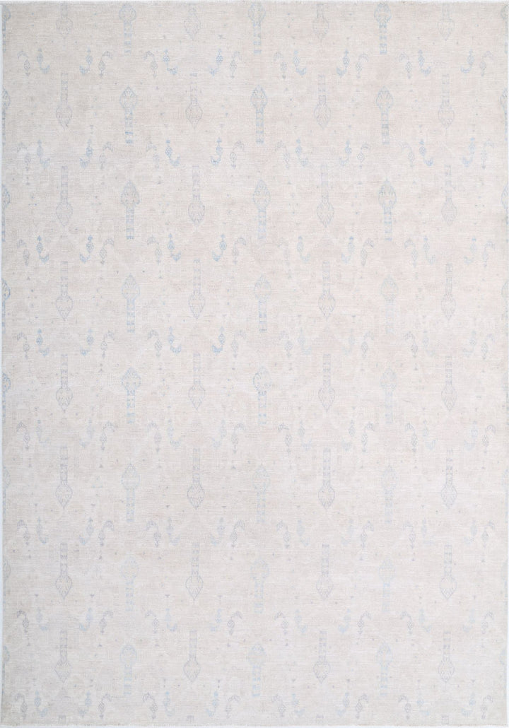 Hand Knotted Fine Serenity Wool Rug 9' 10" x 14' 2" - No. AT89766