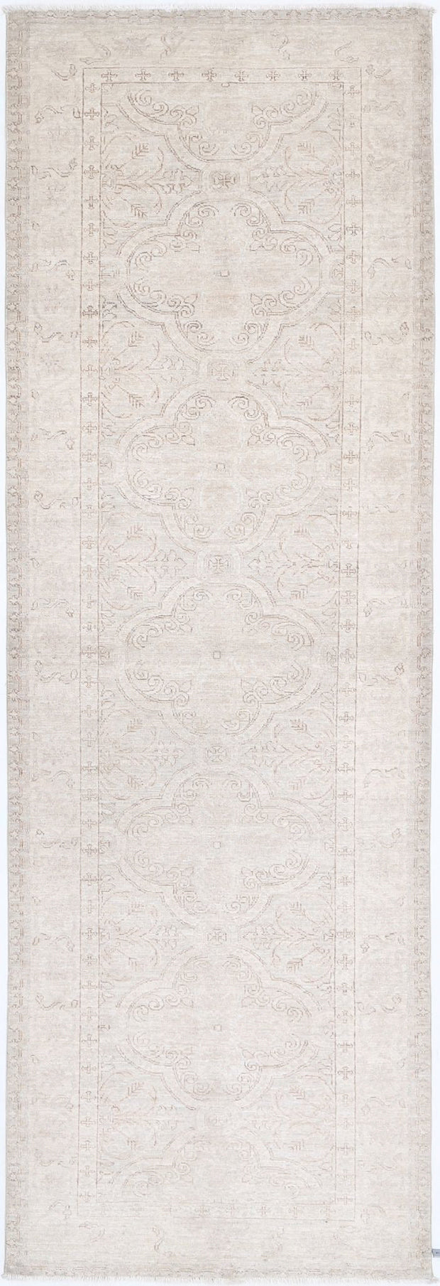 Hand Knotted Fine Serenity Wool Rug 3' 0" x 10' 1" - No. AT17155