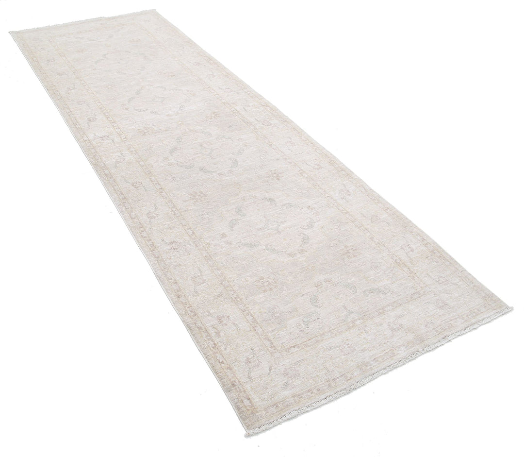 Hand Knotted Fine Serenity Wool Rug 3' 4" x 9' 10" - No. AT78840