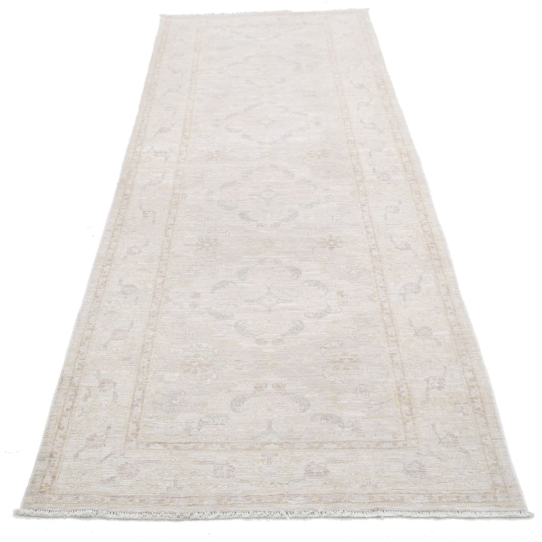 Hand Knotted Fine Serenity Wool Rug 3' 4" x 9' 10" - No. AT78840