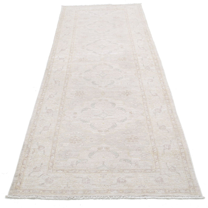 Hand Knotted Fine Serenity Wool Rug 3' 4" x 9' 10" - No. AT78840