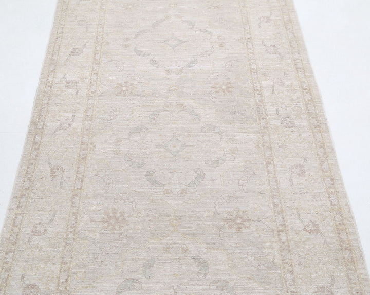 Hand Knotted Fine Serenity Wool Rug 3' 4" x 9' 10" - No. AT78840