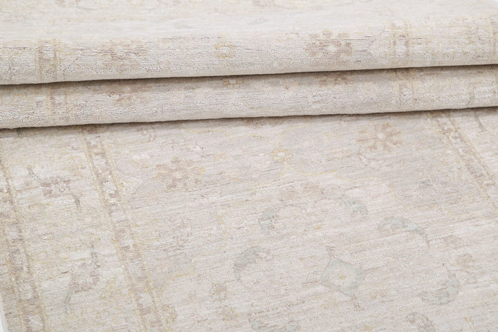 Hand Knotted Fine Serenity Wool Rug 3' 4" x 9' 10" - No. AT78840