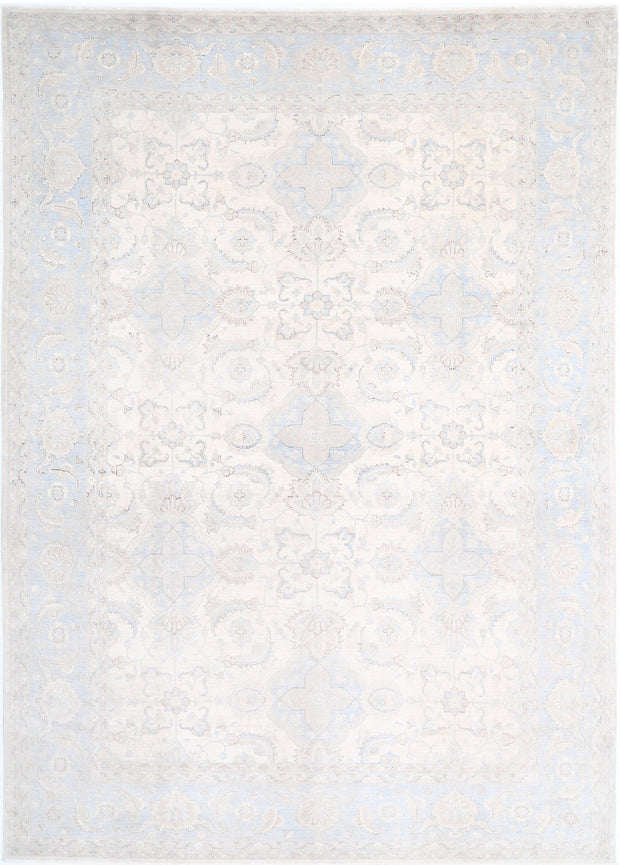 Hand Knotted Fine Serenity Wool Rug 8' 10" x 12' 7" - No. AT61589
