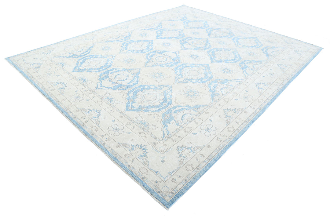 Hand Knotted Fine Serenity Wool Rug 9' 2" x 11' 4" - No. AT36450