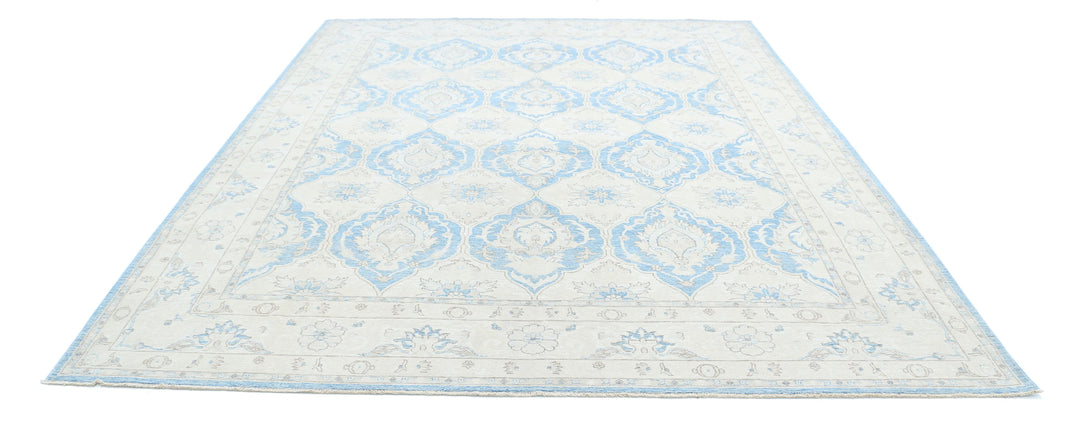 Hand Knotted Fine Serenity Wool Rug 9' 2" x 11' 4" - No. AT36450